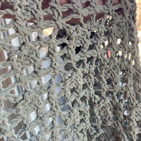 Women's Moon & Madison Sweater XL Blue Open Knit/green - Picture 10 of 11